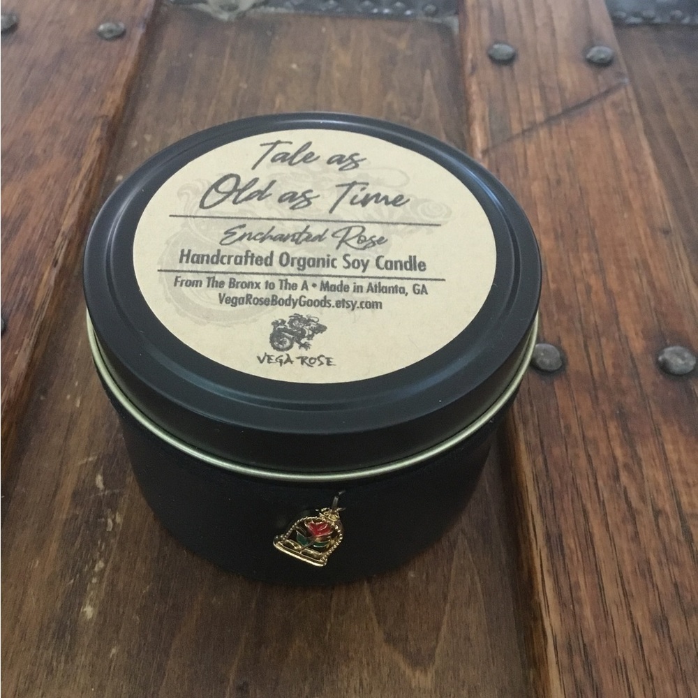Beauty and the beast candle